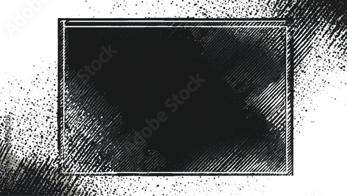 Grunge real organic vintage halftone vector ink print background Black powder explosion, charcoal dust texture isolated on white background