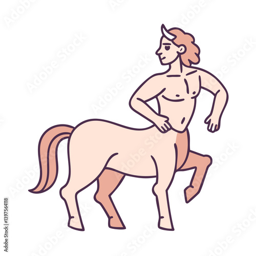 centaur icon, centaur vector illustration-simple illustration of centaur, perfect for centaur logos and icons