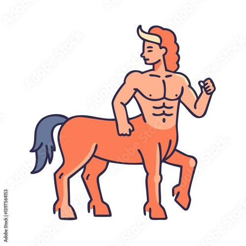 centaur icon, centaur vector illustration-simple illustration of centaur, perfect for centaur logos and icons
