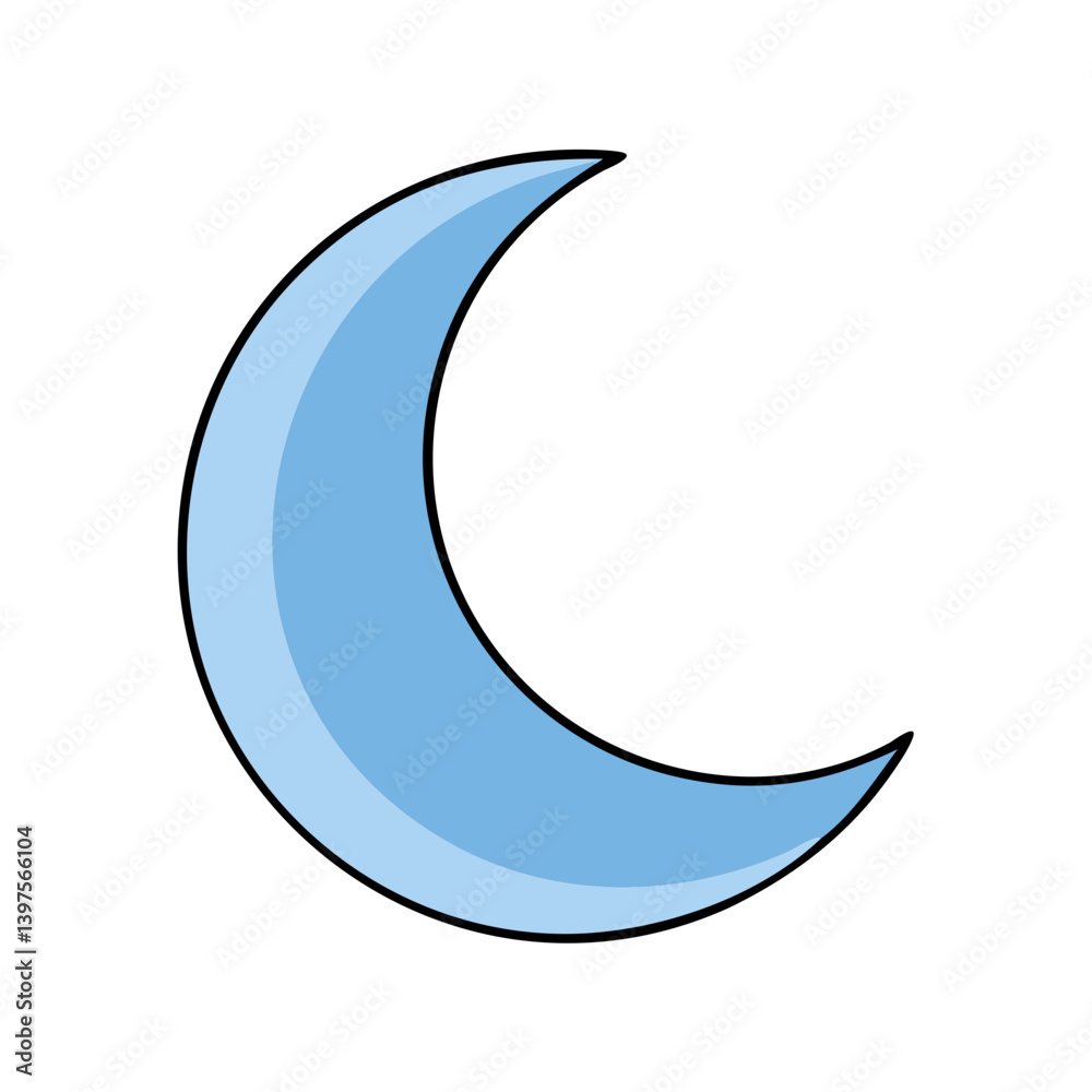 crescent moon icon, crescent moon vector illustration-simple illustration of crescent moon, perfect for crescent moon logos and icons crescent moon icon, crescent moon vector illustration-simple illustration of crescent moon, perfect for crescent moon logos and icons