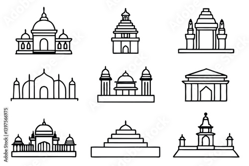 Assorted Temple Design Pack
