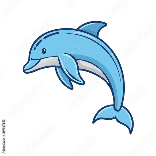dolphin icon, dolphin vector illustration-simple illustration of dolphin, perfect for dolphin logos and icons