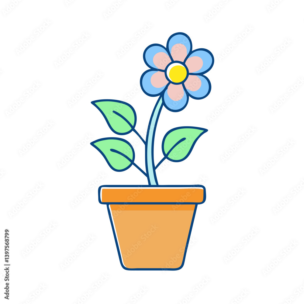 flower pot icon, flower pot vector illustration-simple illustration of flower pot, perfect for flower pot logos and icons flower pot icon, flower pot vector illustration-simple illustration of flower pot, perfect for flower pot logos and icons