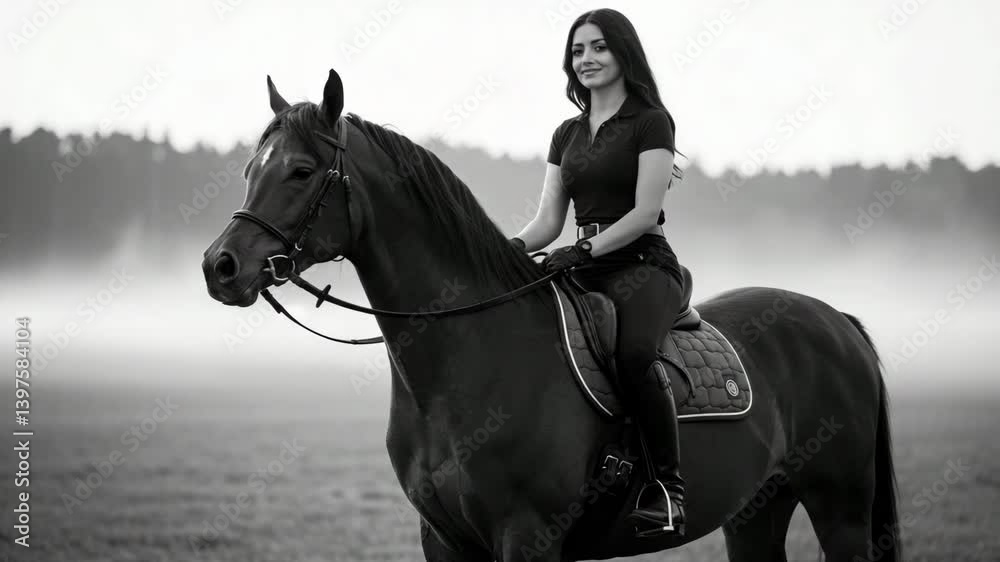young woman with horse young woman with horse