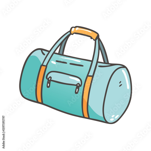 duffel bags icon, duffel bags vector illustration-simple illustration of duffel bags, perfect for duffel bags logos and icons
