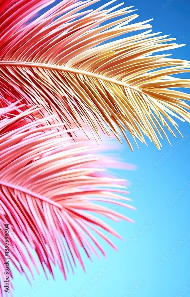 Obraz premium palm tree leaves