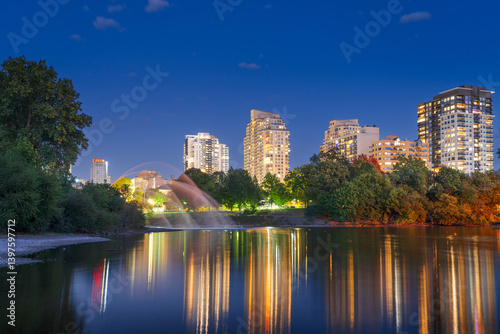 Obraz na płótnie London, Ontario, Canada Skyline w salonie