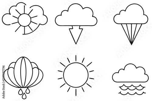 Cloudy Sky Troposphere   Embroidery