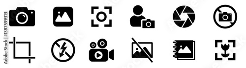 Photography Icons Set