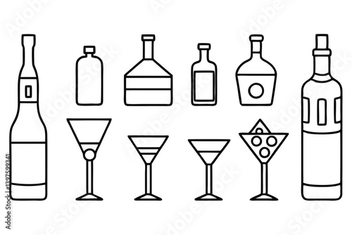 Different Types of Vermouth Collection