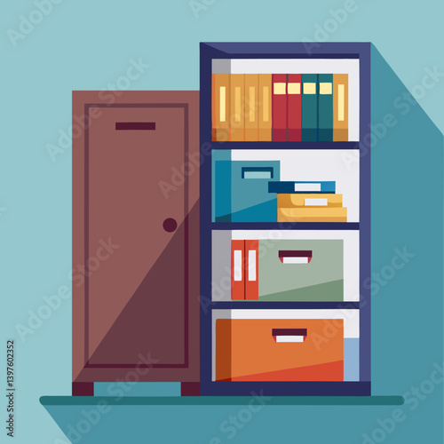 File folders used in the office are designed with artificial intelligence	
