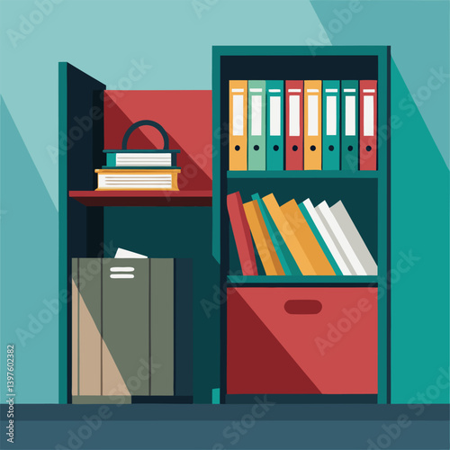 File folders used in the office are designed with artificial intelligence	
