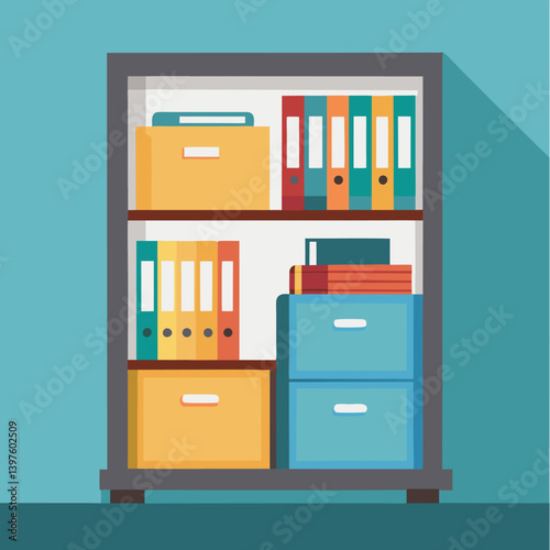 File folders used in the office are designed with artificial intelligence	
