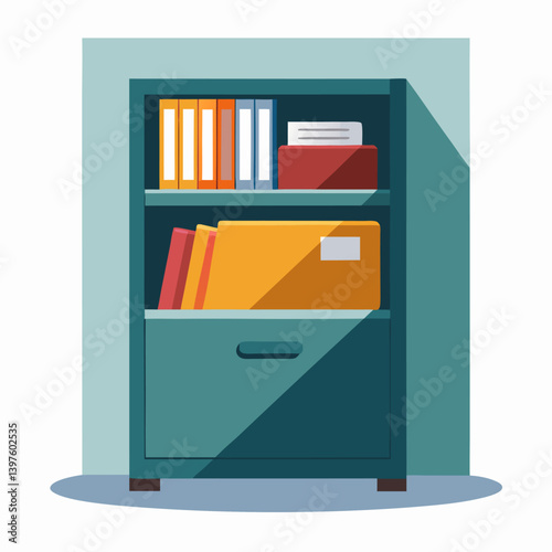 File folders used in the office are designed with artificial intelligence	
