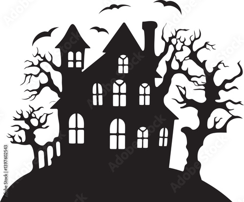 The Spectral Figure The Haunted House That Holds Dark Secrets