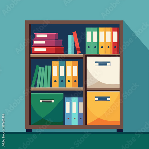 File folders used in the office are designed with artificial intelligence	
