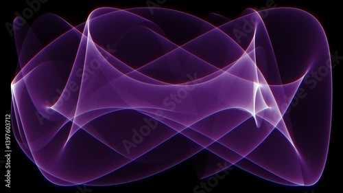 Abstract Organic purple Light Lines Loop Background Animation overlay