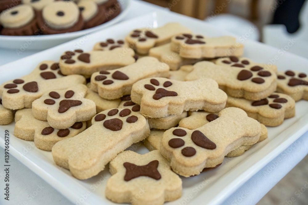 Puppy-shaped cookies Puppy-shaped cookies