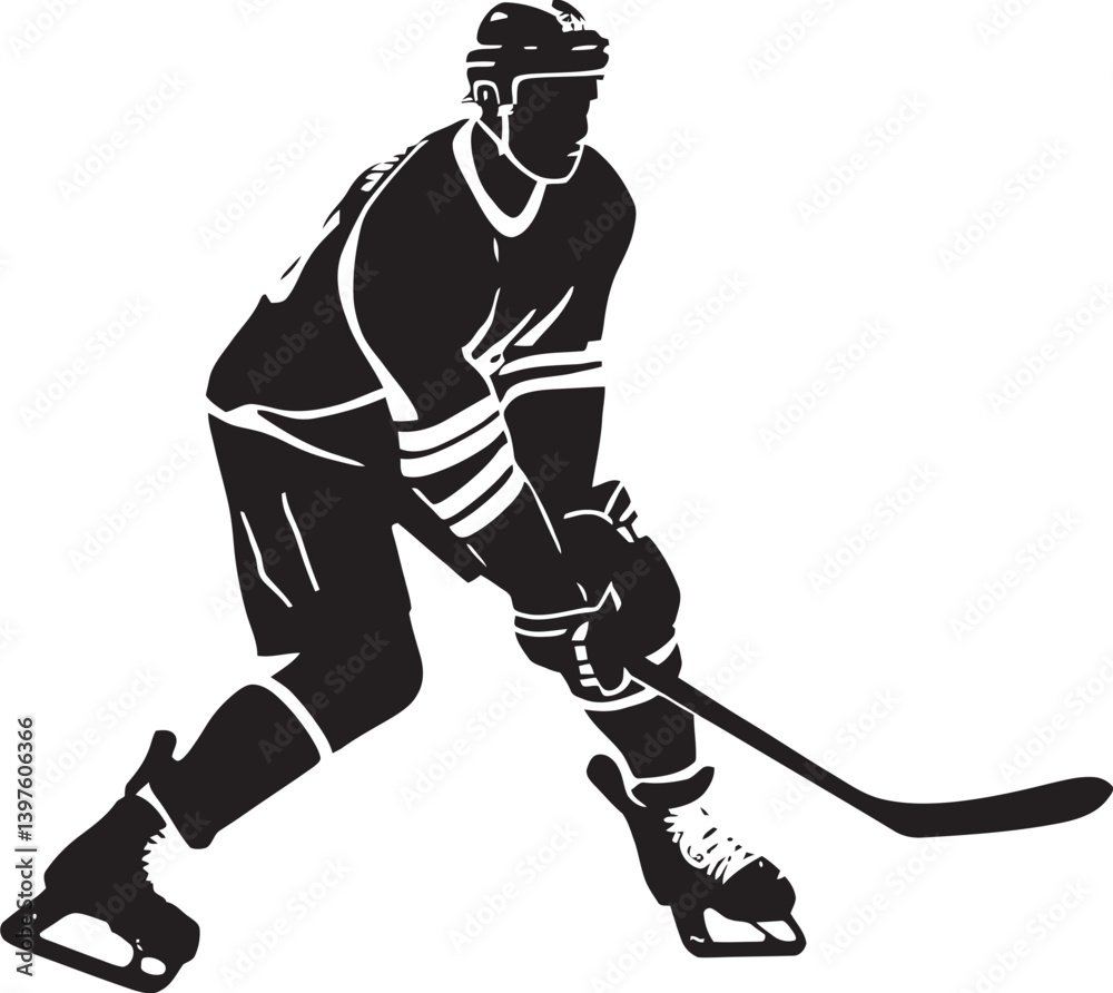 Fototapeta premium From Dreams to Reality How Aspiring Hockey Players Achieve Their Goals