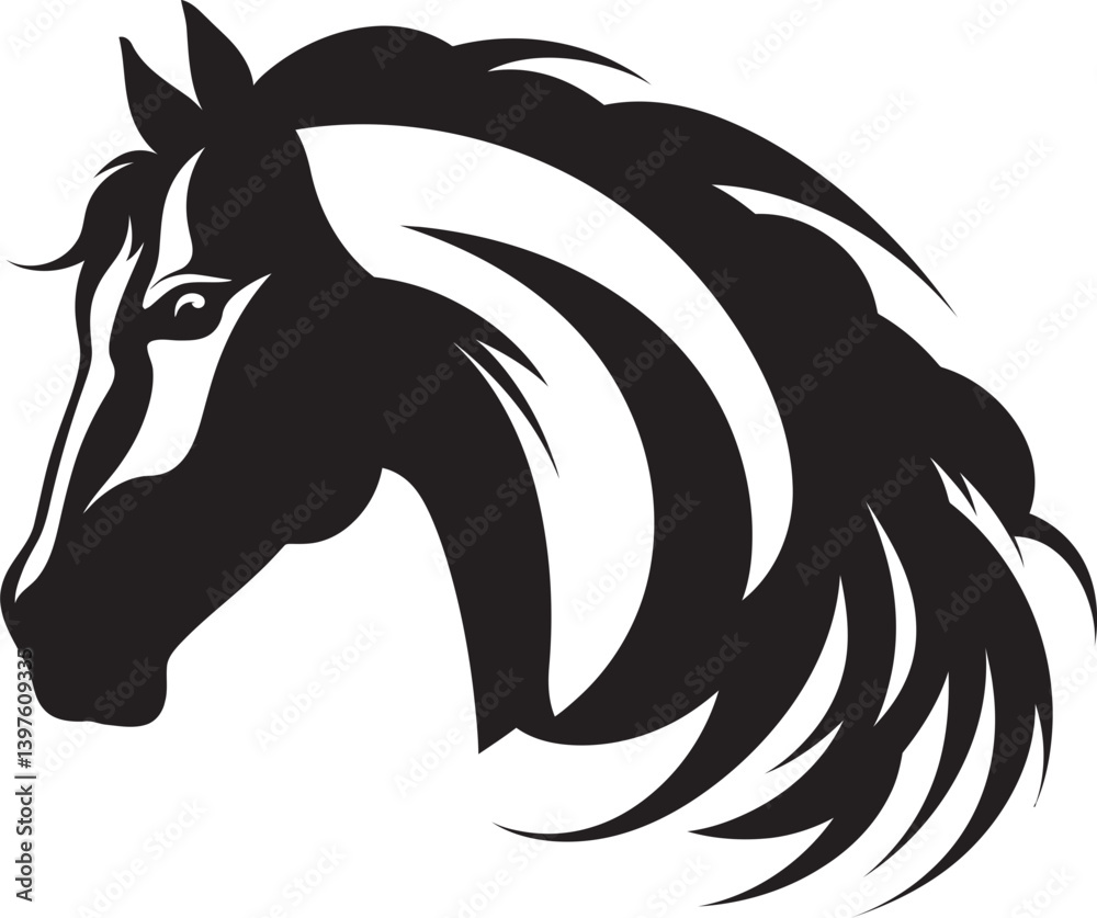Obraz premium Horse Silhouettes as a Symbol of Heritage Their Role in Representing Equestrian Culture
