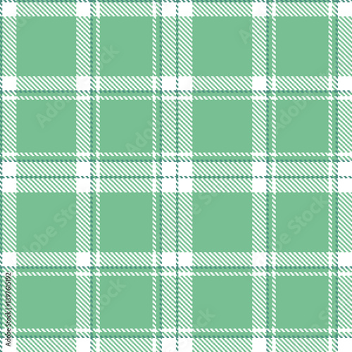 Plaid pattern seamless. Dusky white & Pastel tea Tartan Textile Design. 