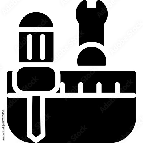 Tool Belt Glyph Icon