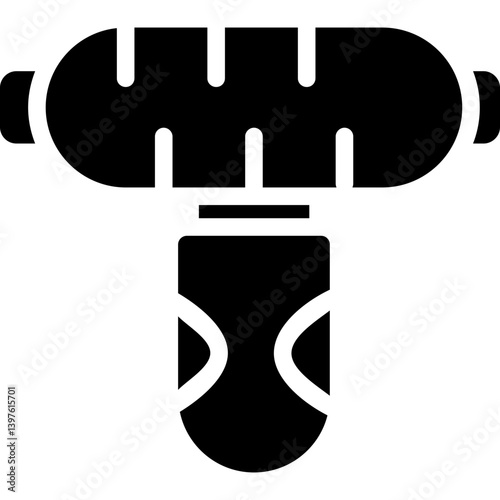Paint Roller Glyph Icon