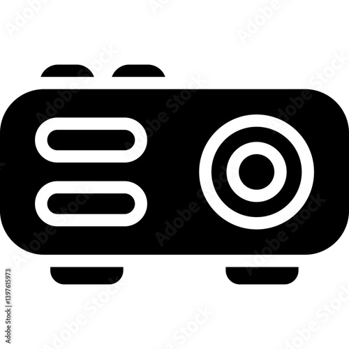Projector Glyph Icon