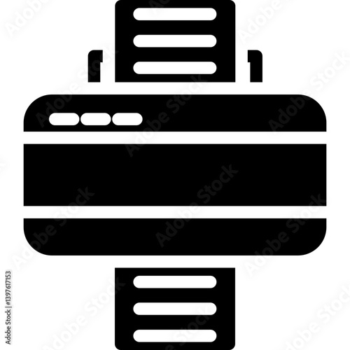 Printer Glyph Icon