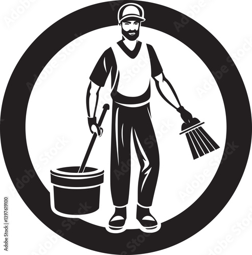 Mop and Bucket The Silent Symbols of Diligence and Hard Work