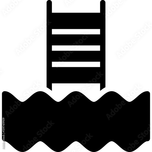 Swimming Pool Glyph Icon