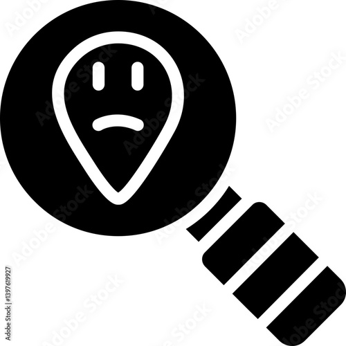 Alien Research Glyph Icon