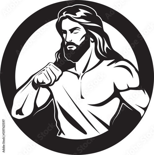 Jesus Flexing The Unbreakable Spirit of Faith Manifested in Strength