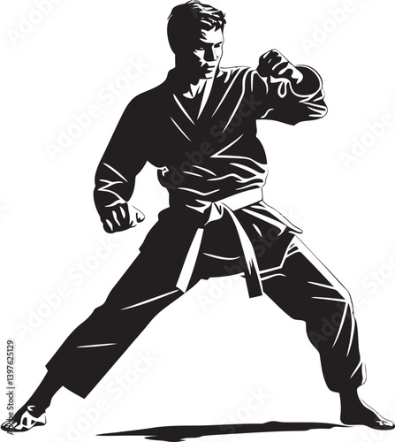Karate Fight Mastery The Journey of Dedication and Hard Work