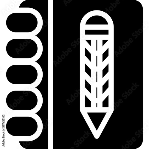 Sketchbook Glyph Icon