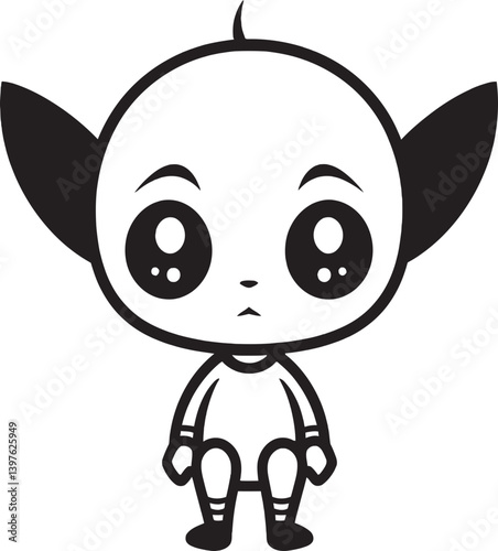 Kawaii Little Alien  Quest Finding Home Among the Stars