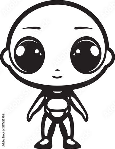 The Joyful Journey of Kawaii Little Alien A Quest for Happiness