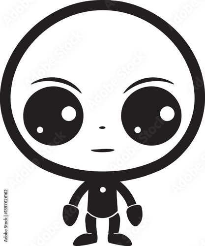 The Joyful Tales of Kawaii Little Alien Finding Happiness on Earth