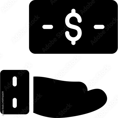 Extortion Glyph Icon