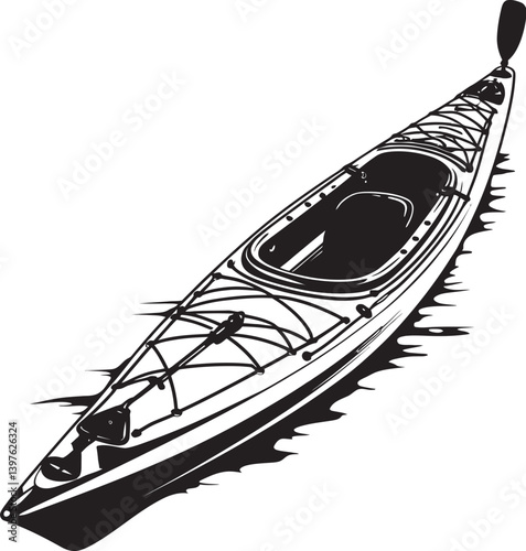 Upright and Majestic The Kayak  Place in Nature  Grandeur