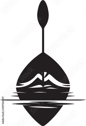 Upright Serenity The Kayak  Journey of Balance and Tranquility