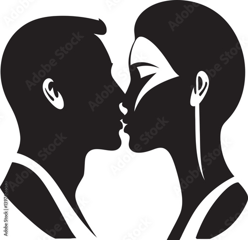 The Rhythm of Hearts How a Kissing Couple Moves in Perfect Synchrony