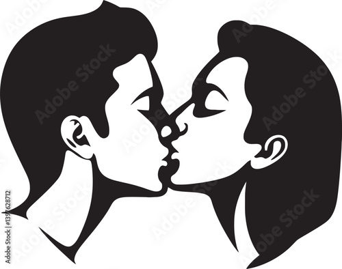 Euphoria in Motion How a Kissing Couple Expresses Their Joy