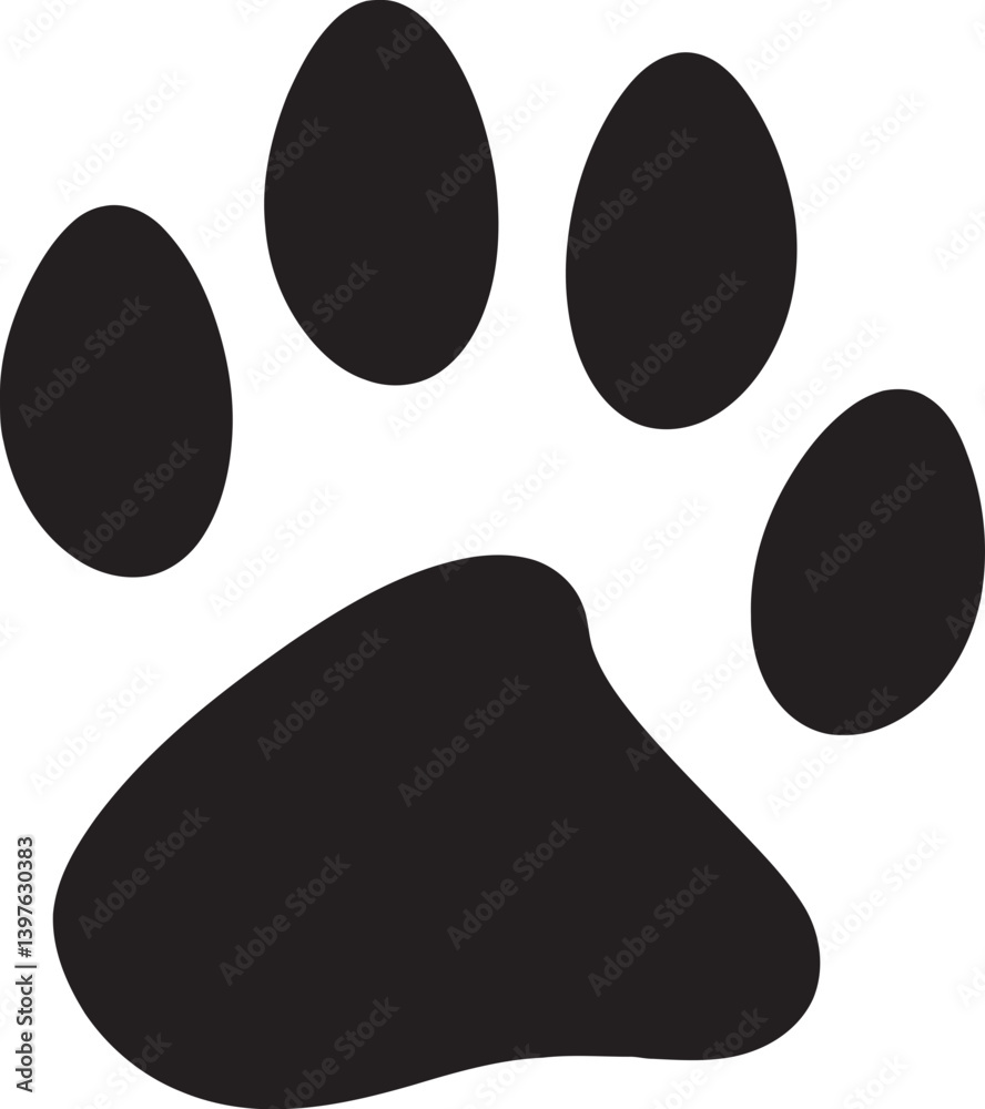 Fototapeta premium Playful Patterns How Kitten Paws Leave Their Mark on Our Lives