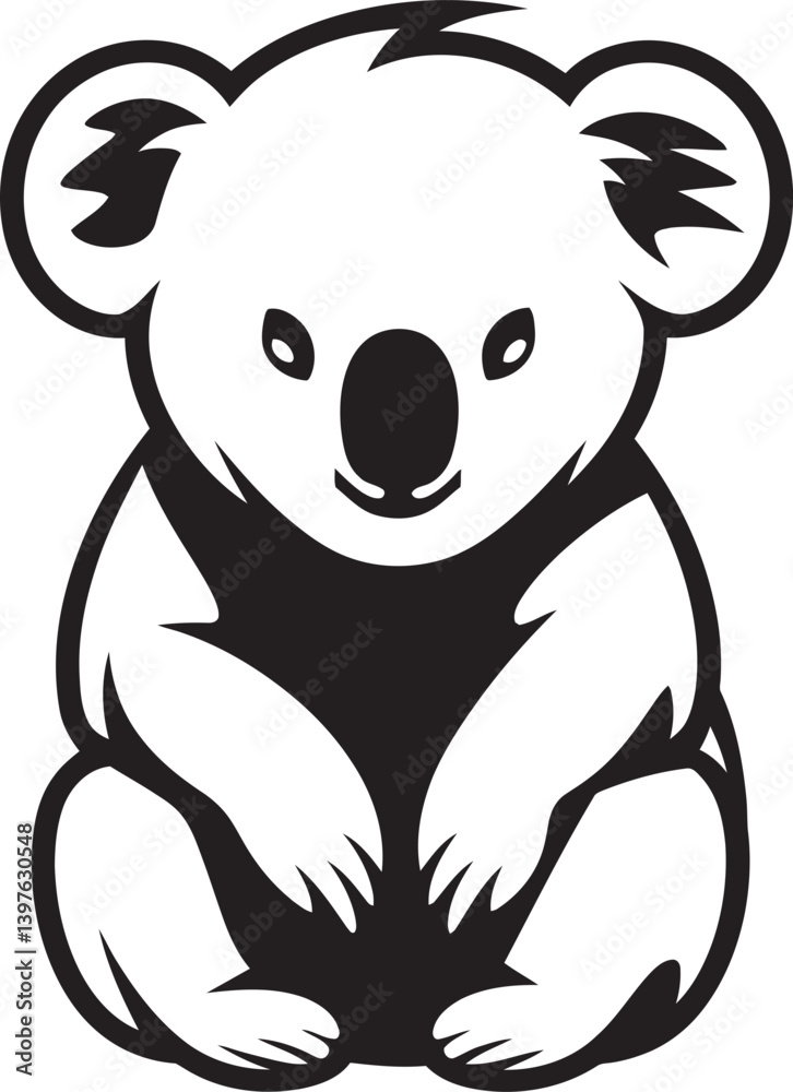 Fototapeta premium Koalas and the Impact of Bushfires Survival Strategies and Recovery Efforts
