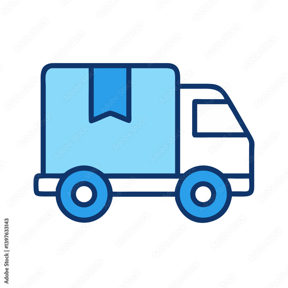 Delivery Truck Icon Design Delivery Truck Icon Design