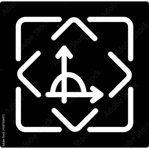 Tangent Icon Glyph Icon