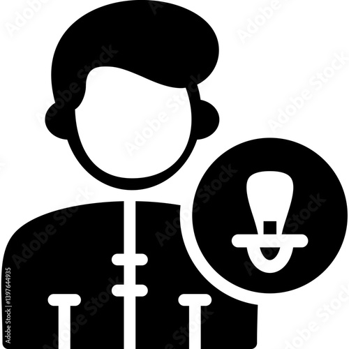 Virtual Office, remote work, telecommuting, digital workspace, online collaboration, virtual meeting, remote access, work from home, cloud computing, remote office Glyph Icon