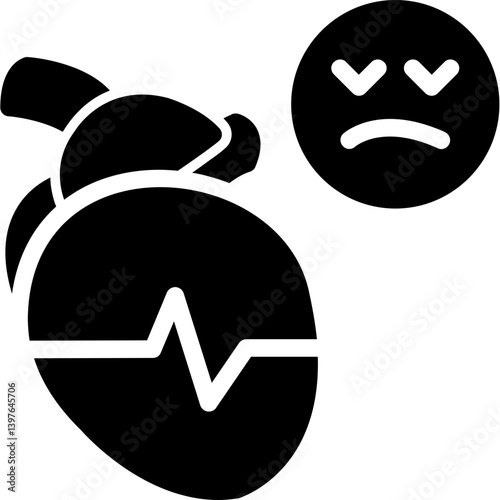 Arrhythmia Glyph Icon