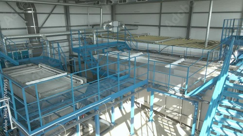 Efficient filtration equipment cleaning in a factory setting. Modern automated equipment operating without human intervention